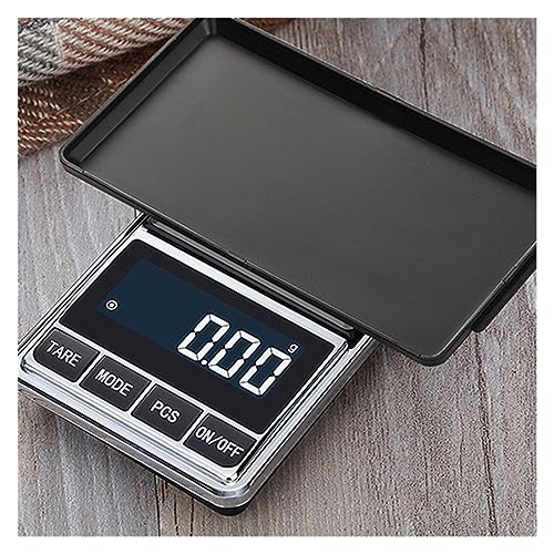 Balanza para joyería de alta precisión 0.01 g en acero inoxidable con pantalla LCD de 500 g 5