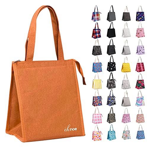 Iknoe Lunch Bag Insulated Lunch Bags For Women Men Reusable Lunch Tote Portable Adult Thermal Large Lunch Cooler For Work Picnic Beach #TOP7