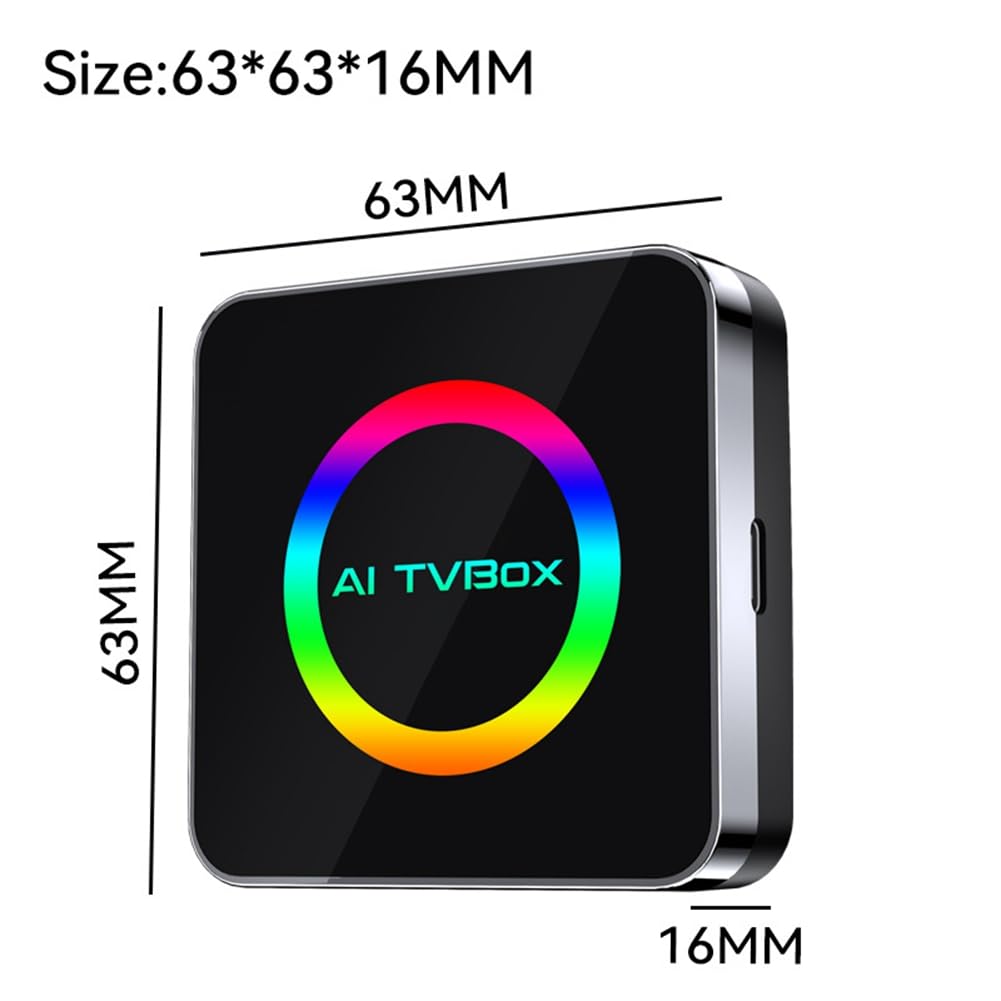 Android 13 TV Box con CarPlay e WiFi 6 - Wireless Android Auto 2G+32G AI Box