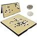 Go Game Set Foldable 28cm /11 inch Portable with Magnetic Plastic Stones Classic Chinese Strategy Board Game