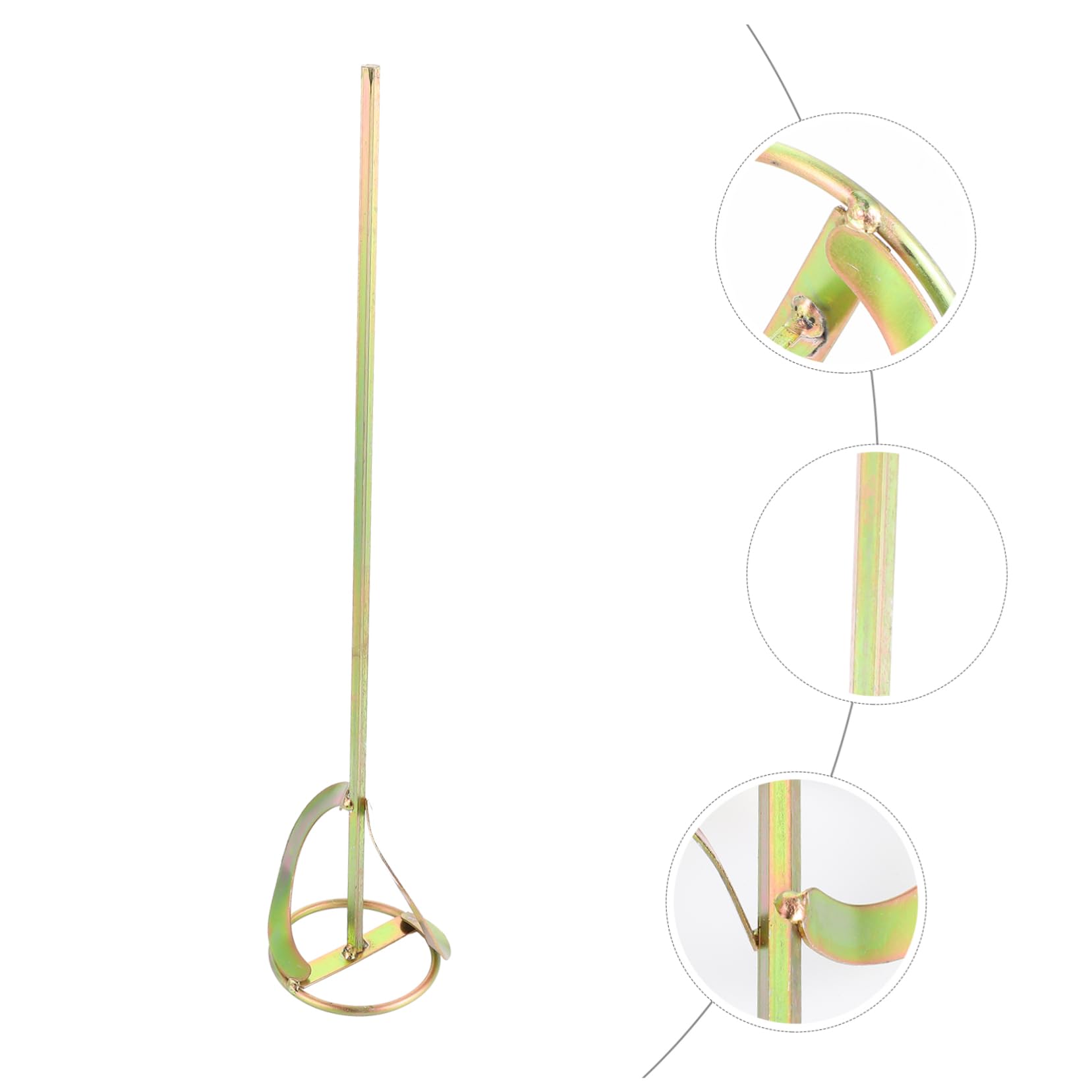 NAMOARLY High Carbon Steel Paint Stirring Stick 500mm Concrete Mix Concrete Mixing Rod for Drill