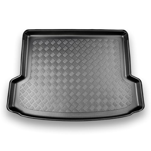 NOMAD Boot Liner Mat for Jaecoo 7 2024+ [Adjustable boot floor in raised position] Tailored PE Car Boot Protector Tray Waterproof Raised Edge Trunk Mat Easy Clean Cargo Floor Liner