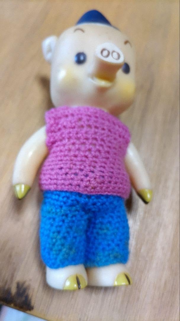 Amazon.co.jp: ブーフーウー ソフビ人形 3匹のこぶた 昭和