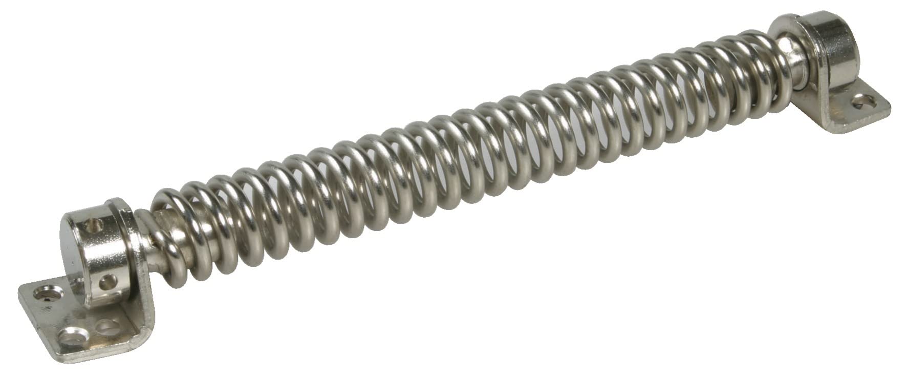 Générique - Ferme-​porte à ressort-​acier zingue - Industrielle - Acier - Brute - Long. fix. 200 mm - Poids porte max. 40 kg