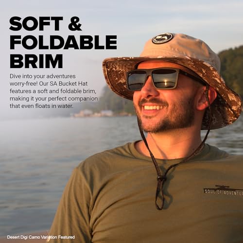 SA Company Bucket Hat | UV 50+ for Adults | Sun Protection with Adjustable Fit, Moisture-Wicking Fabric
