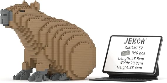 JEKCA Capybara 01S | Animal Plastic Building Blocks | Age 14+