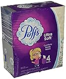 Puffs Ultra Soft & Strong Non-lotion Tissue (4 pack (224 tissues total))