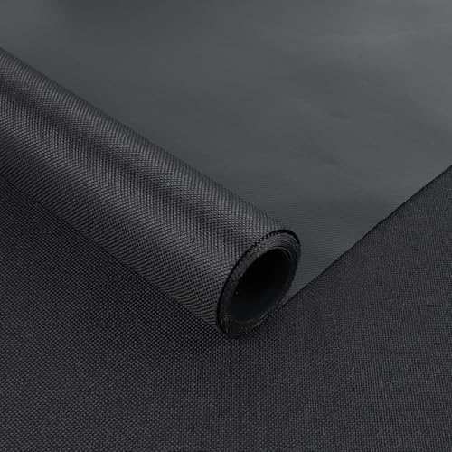 Premium 600 Denier Waterproof Canvas Fabric - Versatile Outdoor/Indoor Material for Tents, Cushions, and DIY Projects - 60"x36" - UV & Heat Resistant, Durable PVC Backing