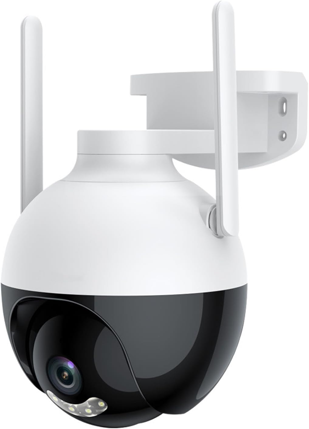 WiFi PTZ IP Camera 4MP Home Security System with 360 View Color Night Vision 2-Way Audio Motion Detection Activity Alert Remote Access IP66