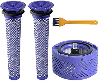 ABC life Post Motor Filter V6 & 2 Pre HEPA Filters V6 V7 V8, Replacement Filter Kit for Dyson V6 series Animal and Absolute Cordless Vacuum Cleaners, Replace Parts # DY-966912-03 (Pack of 4) 