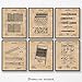 Classic Accountant Patent Prints, 6 (8x10) Unframed Photos, Wall Art Decor for Home Accounting CPA Work Office Garage School Finance Business Math Student Teacher Coach Income Tax Law Professional