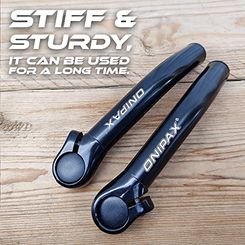 Onipax Bicycle Bar Ends Comfortable Ergonomic For Mtb Bikes 7/8” Handlebar (1 Pair) #TOP2