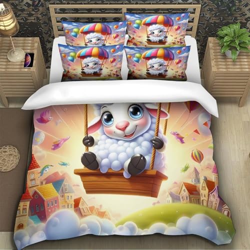 Housse de couette microfibre hypoallergénique coccinelle haut de gamme - 5