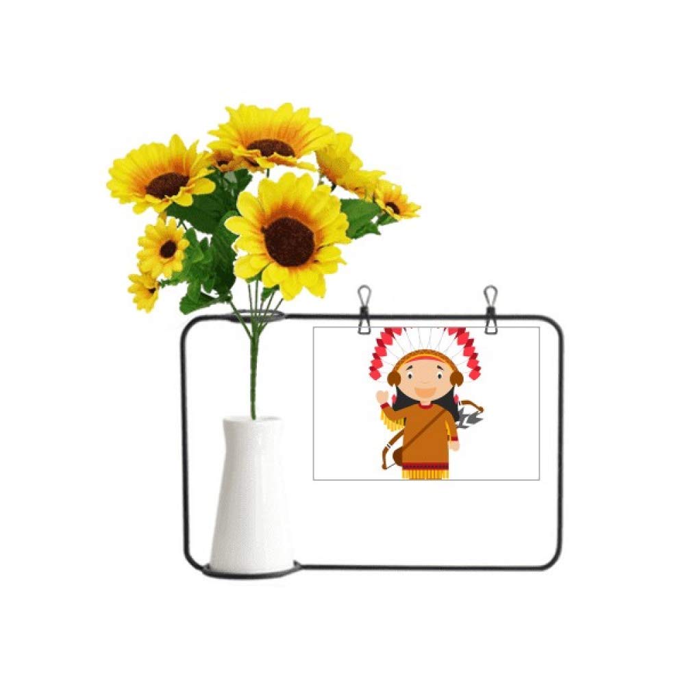 Tournesol artificiel décoratif en bouteille pour illuminer votre bureau ou table de chevet