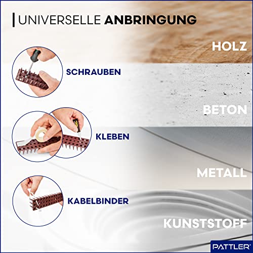 Vogelabwehr PATTILER aus robustem Kunststoff zur Taubenabwehr