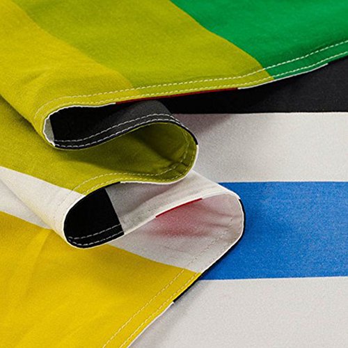 Drap coton sergé épaissir feuille d'impression lit double - 3