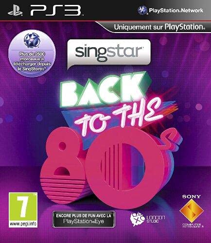 Singstar back to the 80's jeu PS2 pour animer vos soirées rétro en famille