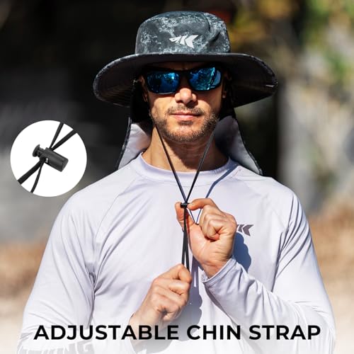 Image of KastKing Sol Armis UPF 50 Boonie Hat - Sun Protection Hat, Fishing Hat, Beach & Hiking Hat, Paddling