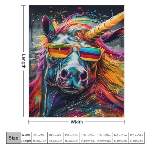 Couverture en cheval moelleuse et super douce, plaid chaud de lit - 6