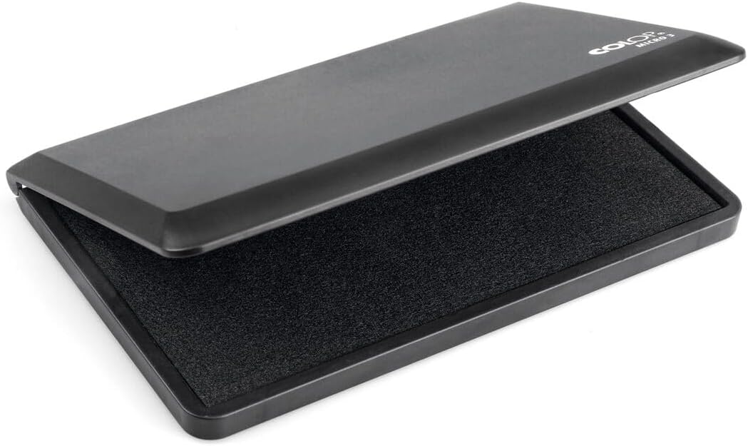Colop Stamp Pad Micro 3 Felt 160X90mm Black Ref 54013100