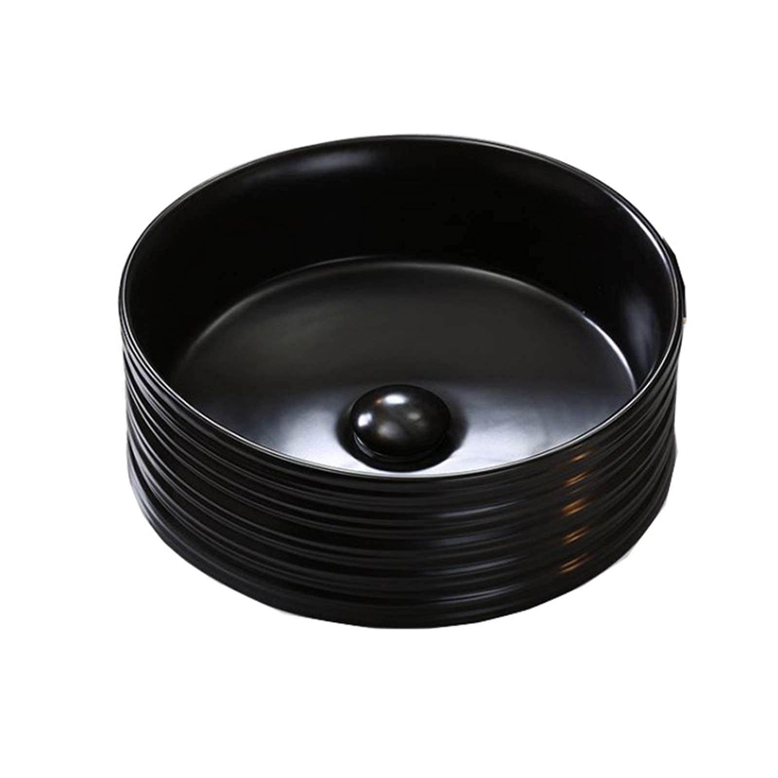 TIANQIHAO Round Bathrooms Ceramic Basin Bathroom Sink Ceramic Bathroom Vanity Sink Cabinet Countertop Sink Vessel Sink Durable For Lavatory Vanity Cabinet,C,C