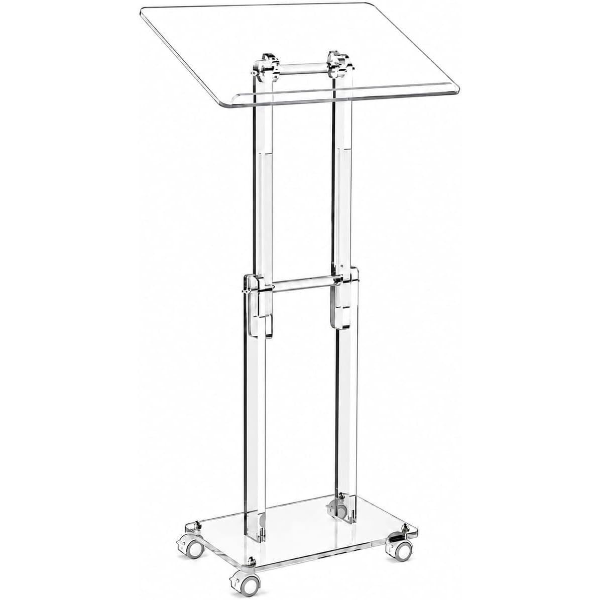 DLLDQBD Acrylic Podium Lectern Pulpits Churches Multi Function Pulpit Clear