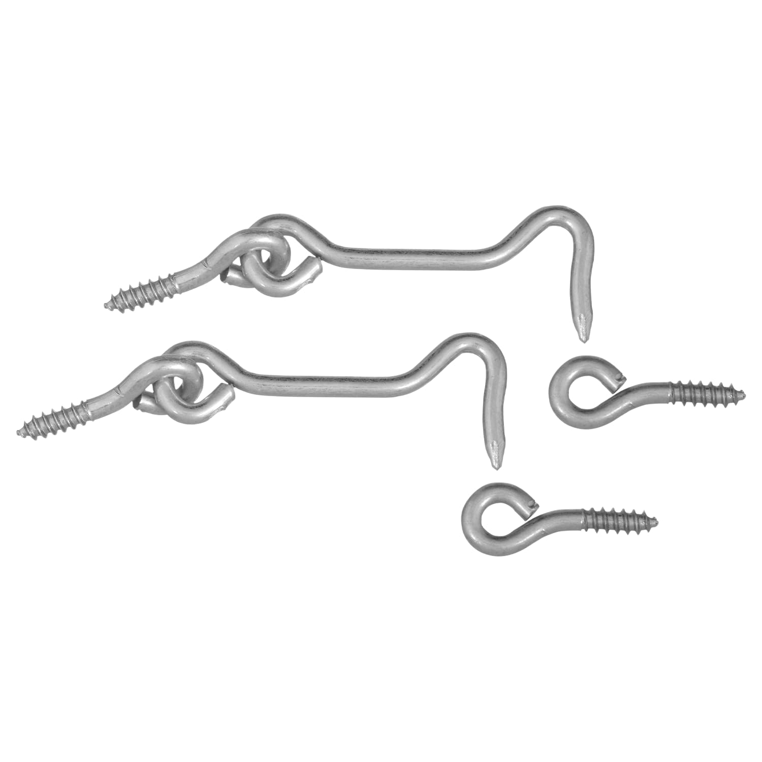 National Hardware N117-952 V2000 Hooks & Eyes in Zinc plated, 2 pack,2-1/2 Inch