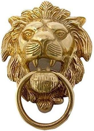 CAPE SHOPPERS Brass Logo Face Lion for Royal