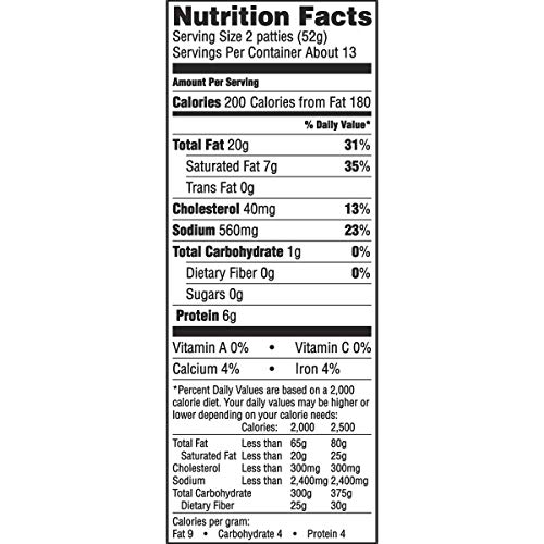 Jimmy Dean Original Sausage Patties, 23.9 Oz #TOP2