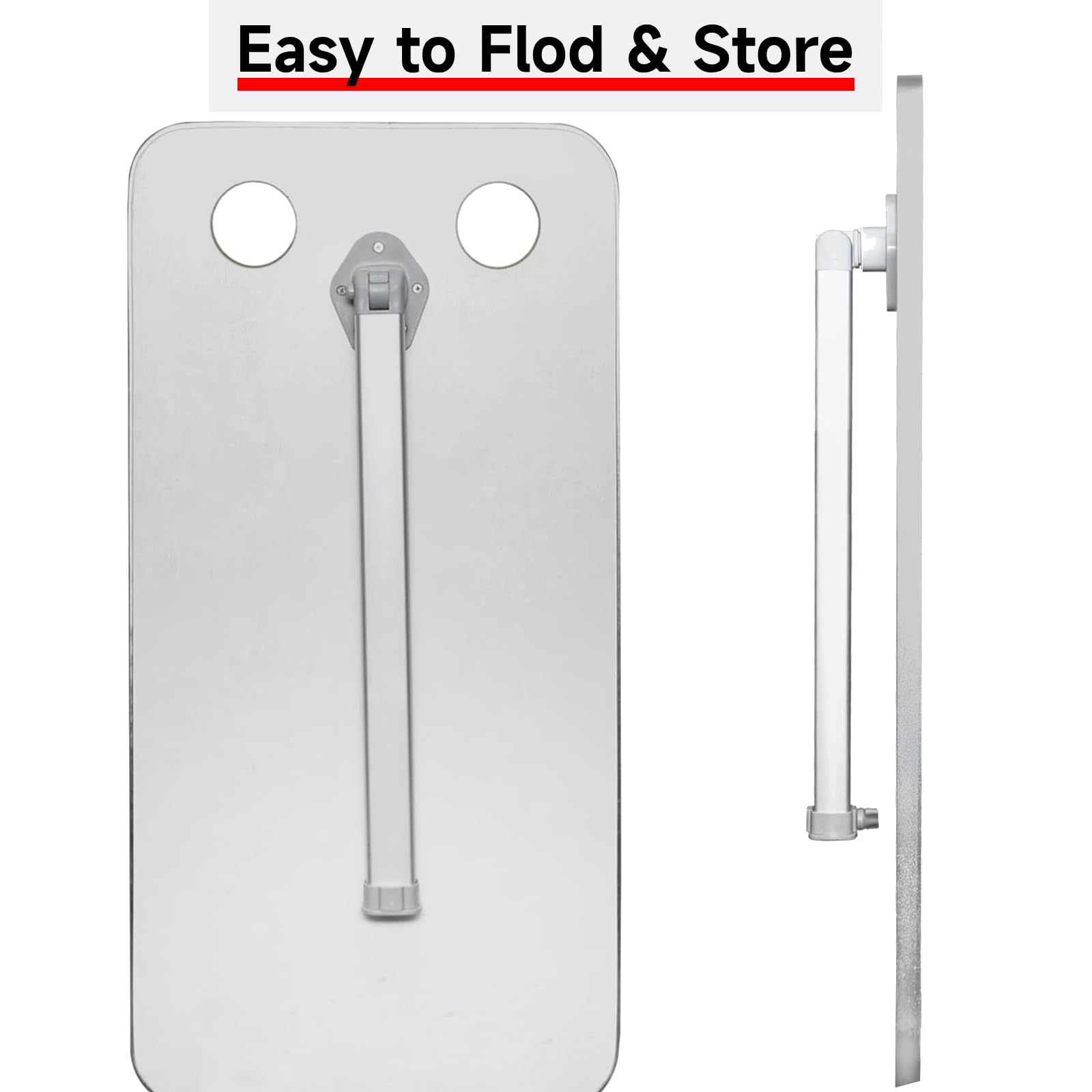 51-76cm höhenverstellbare Wohnmobil Tischbeine für RV Camper Caravan Yacht | Abnehmbares Tischbein, Stufenlos&fest arretierbar, Bis 50kg belastbar, Korrosionsfestes Aluminium, Teleskopstütze klappbar