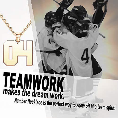 LoEne Jewelry 925 Sterling Silver Silver Plated 77 Number Necklace Personalized Jewelry Custom Number Chain Sports Necklaces for Men Women, 0.9 inch4