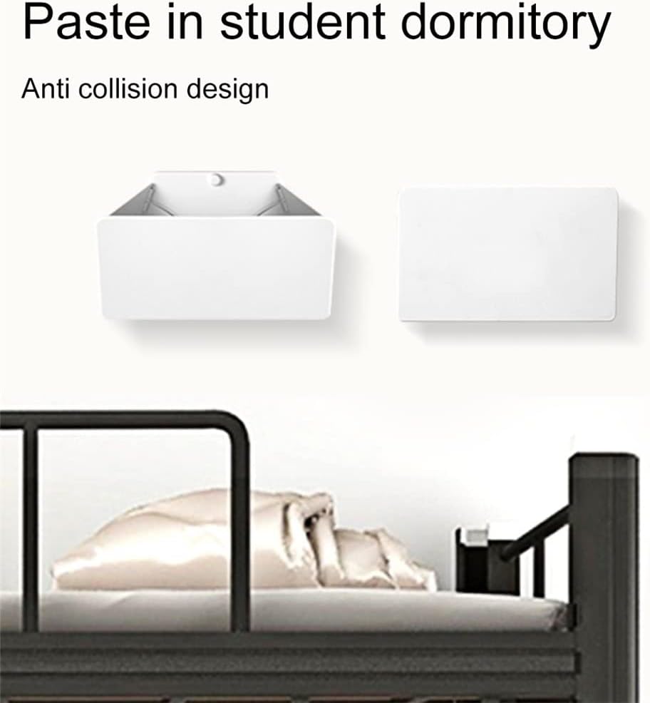 Hanging Storage Box Bathroom Self Sticky for Phone Remote Control Multifunctional Wall Mounted Foldable Holder(D)