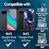 JETech Screen Protector for Google Pixel 10/10 Pro / 9/9 Pro, Tempered Glass Film with Easy Installation Tool, Fingerprint Compatible, HD Clear, 3-Pack #1