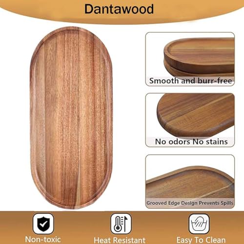 Image of Beautiful Table Decor Squire Shape Wooden Serving Tray, Breakfast Tray for Dining Table Home and Kitchen-12x5.5IN