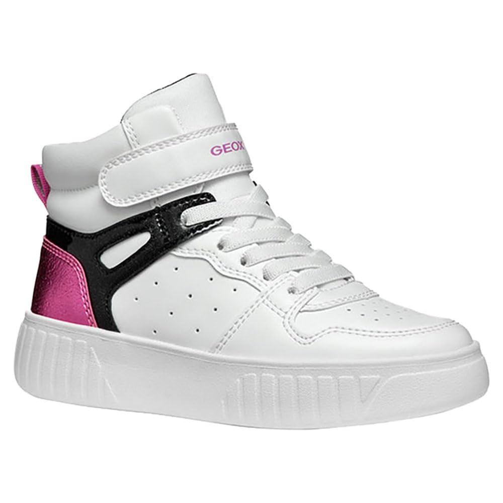 Geox J MIKIROSHI Girl B, Sneaker, White