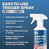 Carpet Stain Remover Spray 500ml | Fast-Acting Formula for Tough Stains & Odours | Multi-Surface Upholstery & Rug Cleaner | Removes Wine, Coffee, Blood, Grease, Ink, Food & Pet Accidents - Image 6