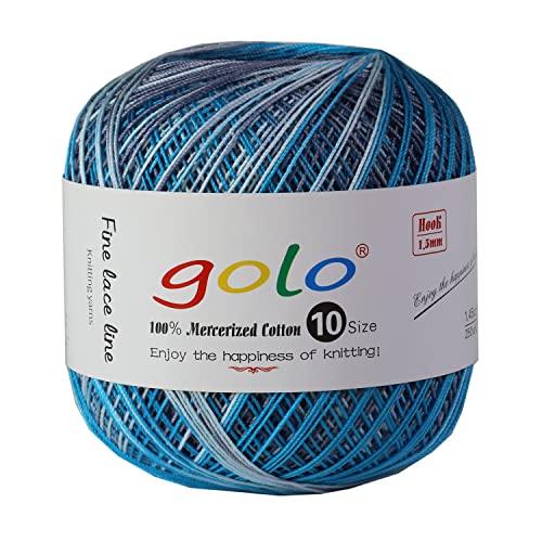 golo Crochet Thread Size 10 Yarn for Hand Knitting Crochet Yarn