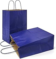 Vista 56 de AZOWA Bolsas de regalo Mini bolsas de papel kraft con asas (4 x 2.4 x 6 pulgadas, negras, 25 unidades)