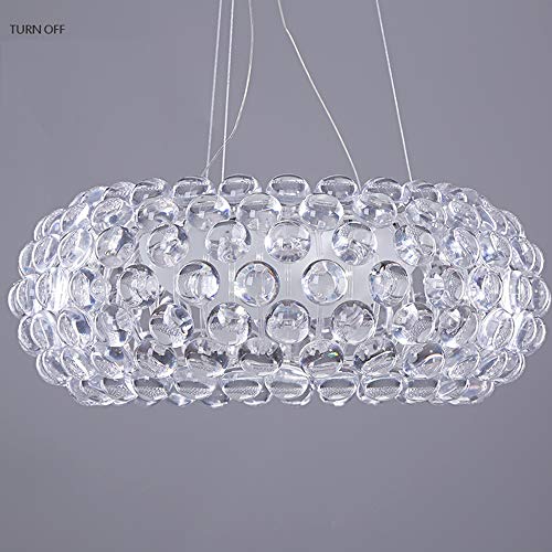Éclairage de table de bar moderne et lampe suspendue de restaurant en verre