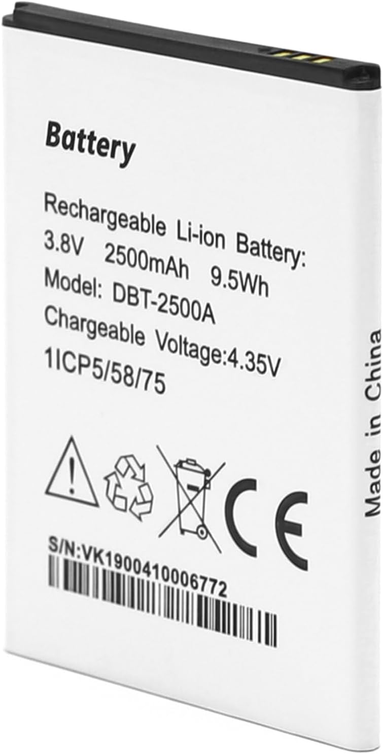 SHAWOROCE DBT2500A 2500mAh 3.8V Battery Compatible with Doro Mobile