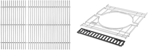 Weber Kit de rejillas y marco de cocina artesanales, acero inoxidable, para Genesis 300 Series