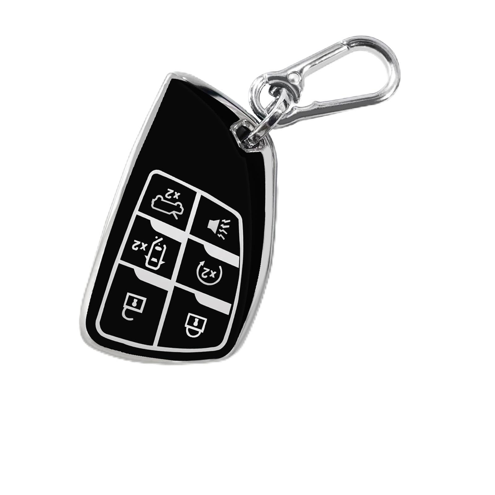 Key Fob Cover Compatible with Hummer EV 2023-2025 Accessories Shells with Keychain TPU All-Around Protection Key Case (SUV)