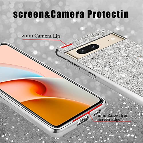 Coque silicone Google Pixel 8a rigide PC de protection mince argent - 5