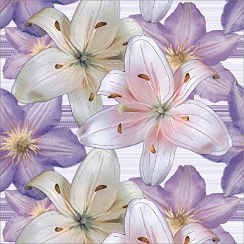 WallDaddy Wallpaper Self Adhesive Purple Flower Size (300x45) CM for Bedroom/Livingroom/Bathroom/Kitchen/Kidsroom/Office/Doors/Wall etc. (B08KN15N4H) Amazon Price History, Amazon Price Tracker