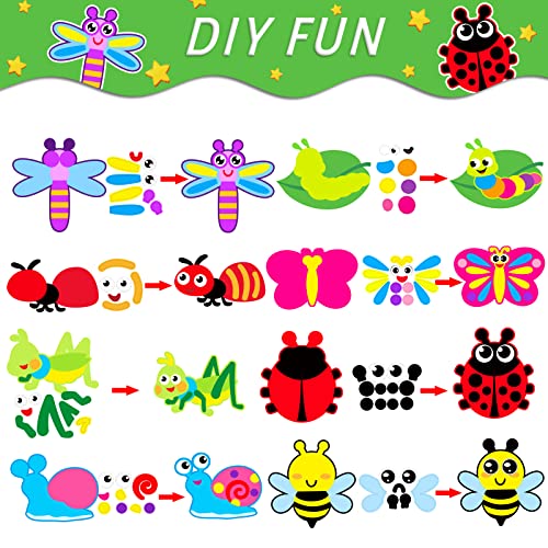 Chiazllta JM0303 32 Packs Bug Craft Kits thumb #2