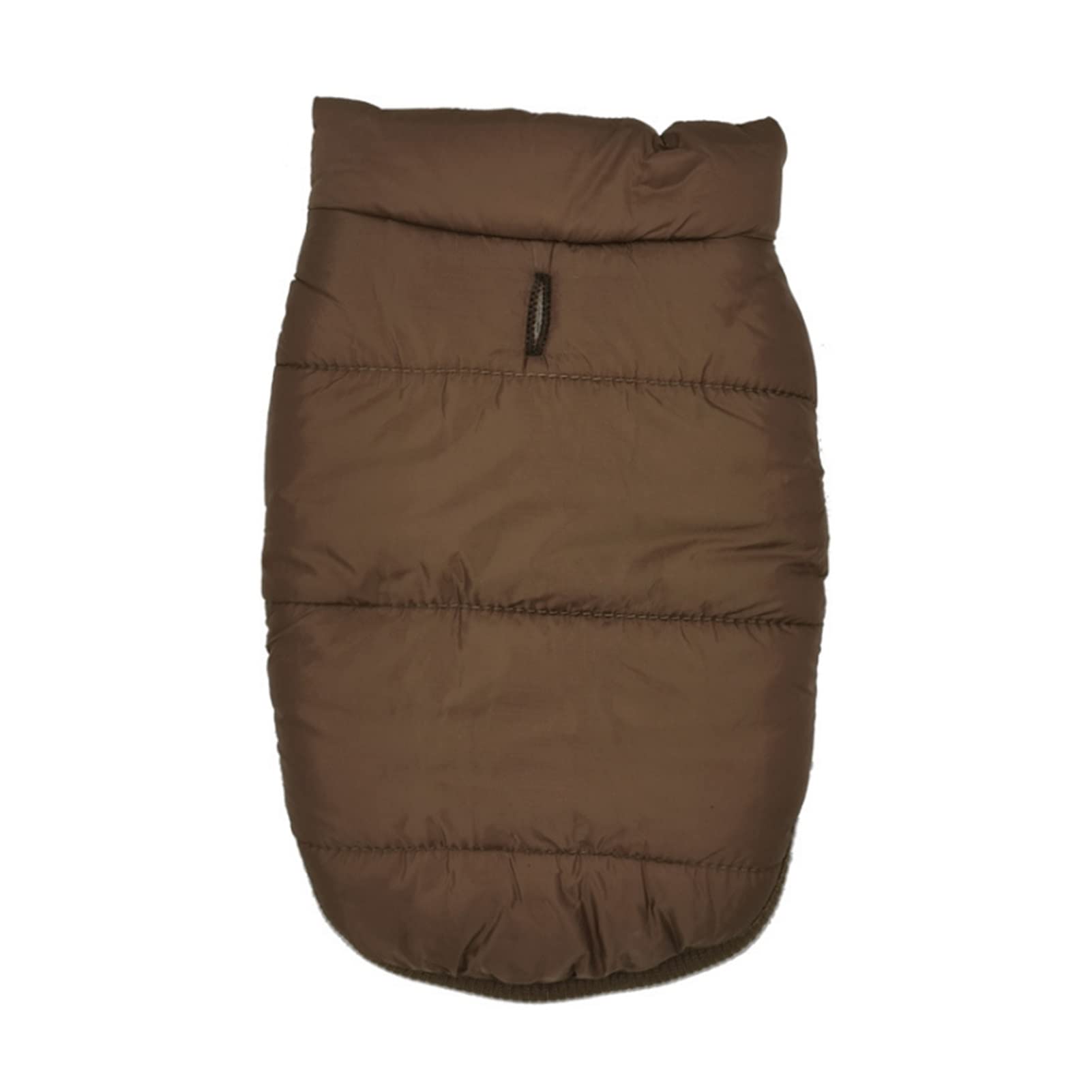 Manteau d'hiver pour chien contre le froid - Vêtement chaud café M