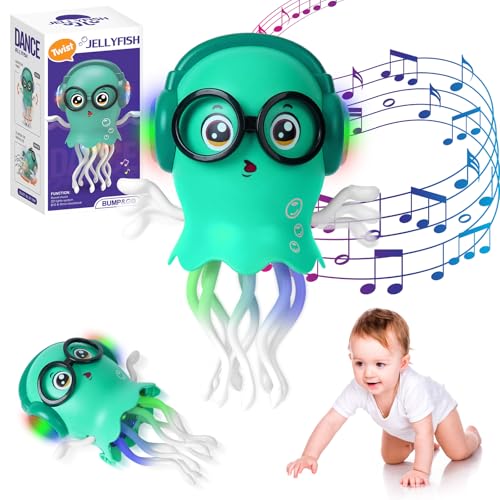 Corpower Pulpo Interactivo, Juguete de Medusa para Bebé, Pulpo Bailarín con Iluminación LED y Música, Juguete para Bebés Boca Abajo, Juguete Musical, Regalos para Niños y Niñas Corpower Pulpo Interactivo, Juguete de Medusa para Bebé, Pulpo Bailarín con Iluminación LED y Música, Juguete para Bebés Boca Abajo, Juguete Musical, Regalos para Niños y Niñas