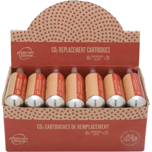 Planet Bike Pump Co2 Cart 16G Tdls Jar of 20