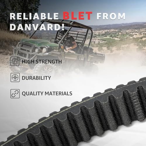 Image of 59011-0037 Drive Belt Compatible with Kawasaki Mule PRO FX DX FXT FXR DXT 2015-2024 EPS LE FE Camo KAF820 KAF1000 All Models