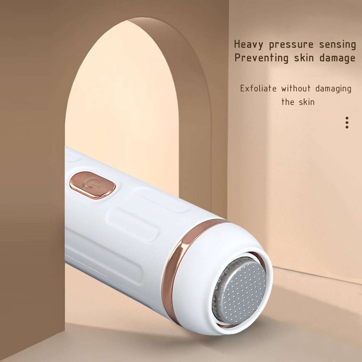 Electric Foot Callus Remover,with 3 Roller Heads,Rechargeable Portable Electric Foot File Pedicure Tools,Callus Remover for Feet,Pedi Feet Care Exfoliation,Hard Cracked Dry Skin Ideal - Image 3